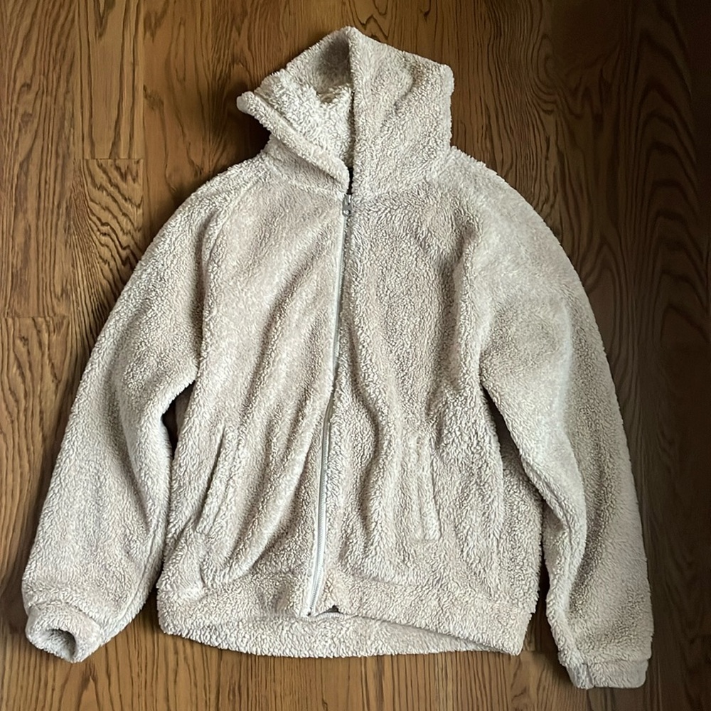 Men’s Furry Zip-Up Sweater